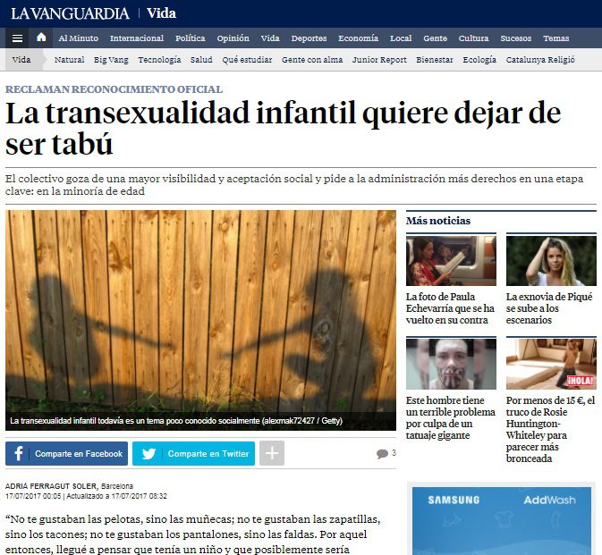transexualidad infantil