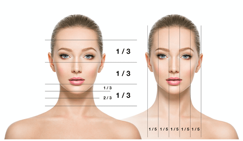 Feminización facial: proporciones del rostro femenino